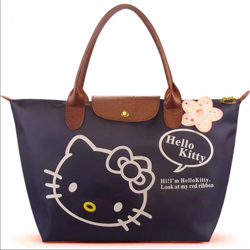Hello Kitty Navy tote bag new with tag